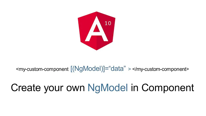 Angular 10 Add NgModel in Custom Component | Add two way binding in custom component with NgModel