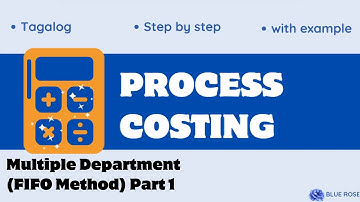 Process Costing - Multiple Department - FIFO Method (Part 1) Prepare Cost of Production Report