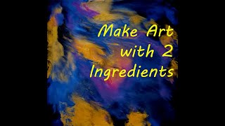 How To Make Acrylic Art with only 2 Ingredients | Mica powder & Minwax Polycrylic | NEW TECHNIQUE!