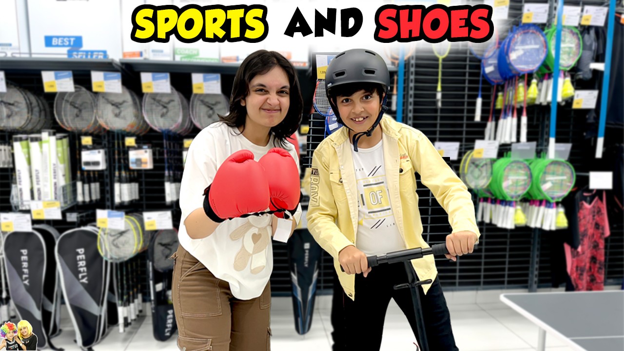 SPORTS AND SHOES | Gift shopping with family | Aayu and Pihu Show