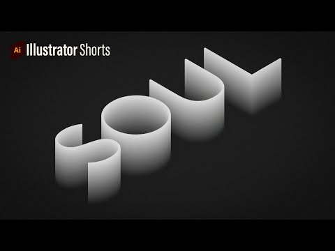 Soul Faded 3D Text Effect in Illustrator | Illustrator Tips and Tricks