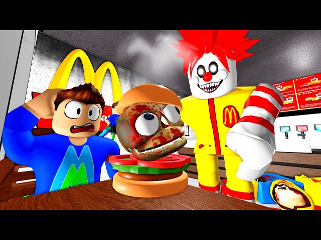 TENTE ESCAPAR DO MCDONALD'S - Roblox (Escape Fast Food Obby) 