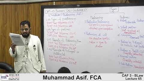 Caf 3 l Sir Asif Lecture 65