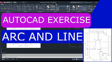 AutoCAD Exercise 2,  How To Draw ARC