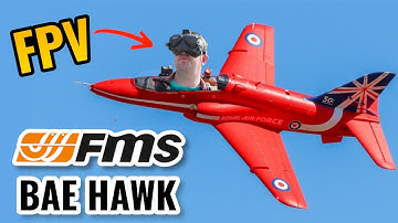 Fly From The Cockpit! FMS Syncpilot 80mm BAE HAWK