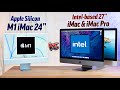 NEW 24" iMac vs Intel iMac & iMac Pro - Full Comparison!