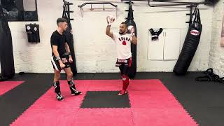 Roundhouse Kick Counters With Elbows For Muay Thai or MMA with Coach Jay