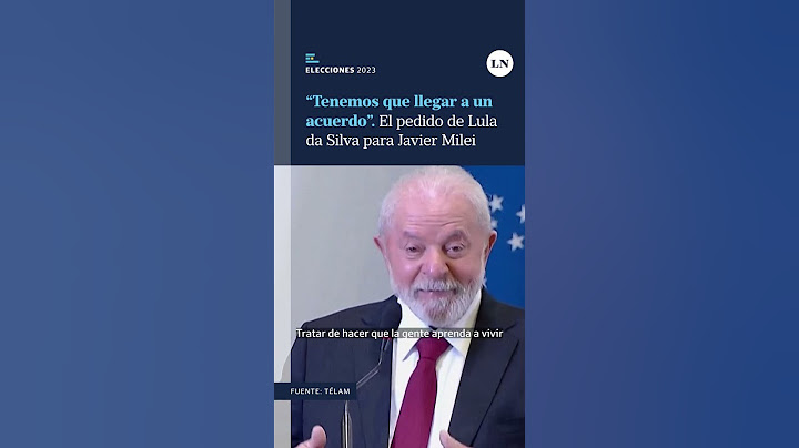 "Tenemos que llegar a un acuerdo"; el pedido de Lula da Silva para el presidente electo Javier Milei