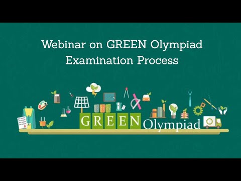 Webinar on GREEN Olympiad Examination Process