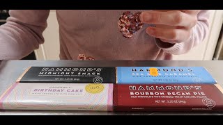 ASMR Eating Sounds - Hammond's Candy Bars - Chocolate Bars - 6 Flavours - Part 1