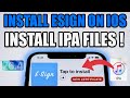[UPDATE] Install ESign and IPA Files on iPhone &amp; iPad NO PC | Install IPA Files on iOS 15 -26.4 