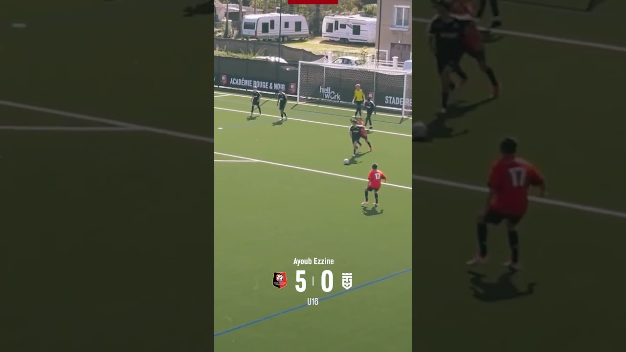 👀 1 minute - 8 buts ! Festival offensif de nos U16 contre la TA Rennes #shorts
