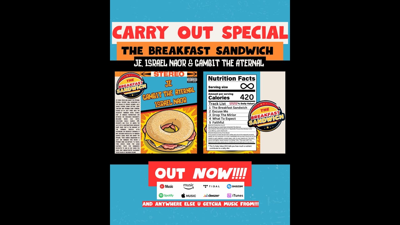 Israel Naor, Gambit The Aternal & JE - Breakfast Sandwich