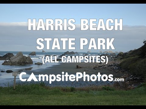 Harris Beach State Park, Oregon Campsite Photos - YouTube