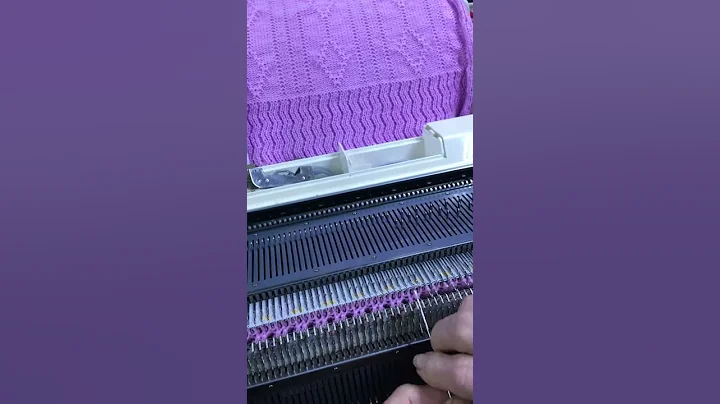 A Quick Look at Machine at Machine Knit Ribbing wi...
