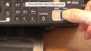 Epson Printers - How to scan a document