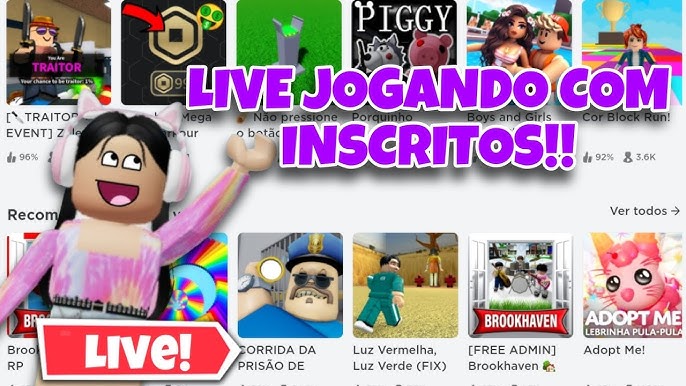 LIVE ON🔴] JOGANDO COM OS INSCRITOS AO VIVO