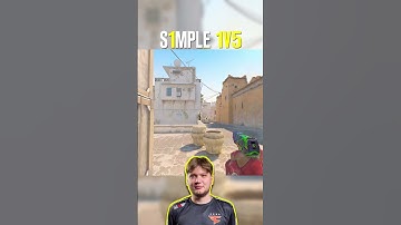 s1mple in a 1v5… gets scary real fast 👀