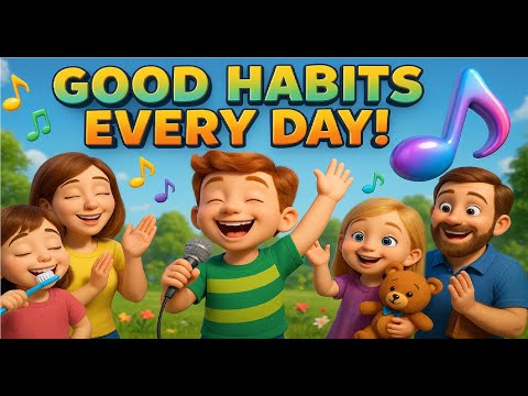 Good Habits Every Day | Fun Kids Song About Manners, Brushing, Sharing ...