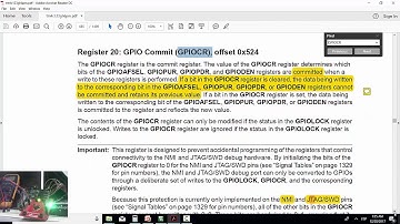 TIVA C cortex M4 inicialización del Puerto F usando Keil.