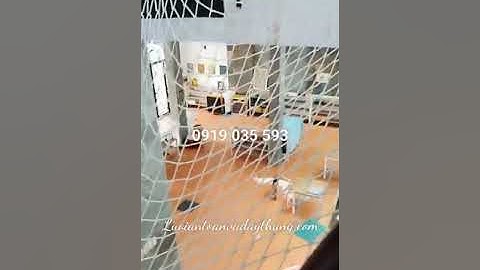 lưới an toàn chắn cầu thang giếng trời trong nhà.thi công lưới an toàn giếng trời tại Hồ Chí Minh