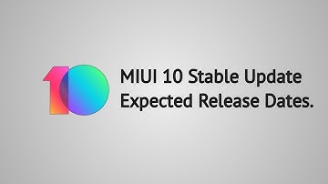 MIUI 10 Stable Update Release Dates | TechStudio