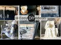4 Home Decor:Chalkboard Paint & decoupage, IOD transfer makeover Beginners patchwork knitted blanket