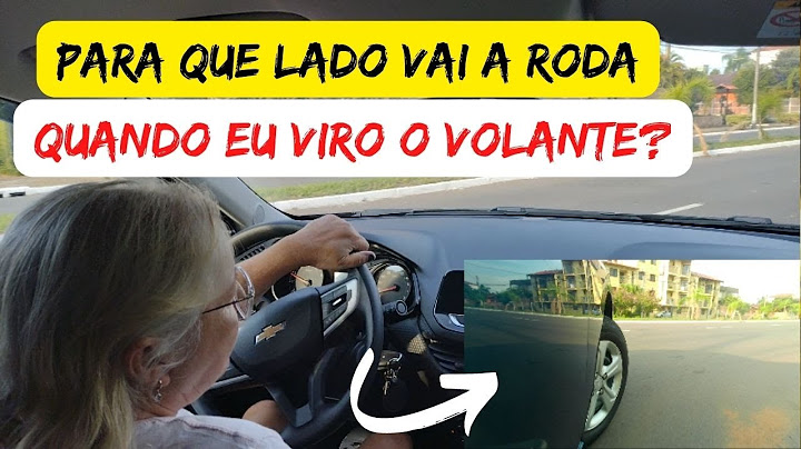 👆 Para que lado vai a roda quando eu viro o volante?