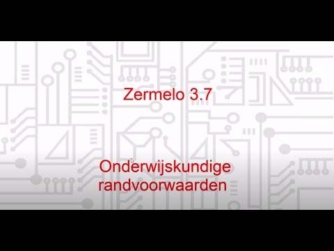 onderwijskundige randvoorwaarden release Zermelo 3 (feb 2017)