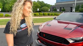 She bought an ECOBOOST MUSTANG because of this...