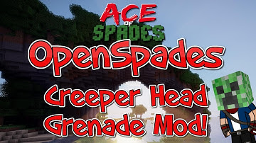 OpenSpades Mod - The Creeper Head Grenade Mod by Daniel_Laixer!