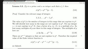 Euler totient function