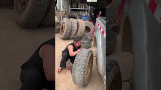 Pickup Truck Puncture Tire Replacement!