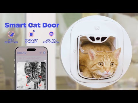 The Pawly Door: The world's Most intelligent cat door that detects prey and helps find missing cats.