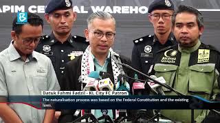 Download Lagu FIFA sanction: naturalisation of heritage players followed Malaysian law - Fahmi MP3 Download Lagu FIFA sanction: naturalisation of heritage players followed Malaysian law - Fahmi MP3