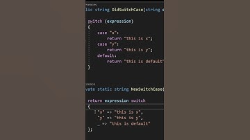 New way of writing switch case statement in csharp | dotnet | Switch case new syntax