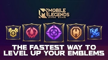 LEVEL Up Your EMBLEMS With This Tips | MOBILE LEGENDS BANG BANG