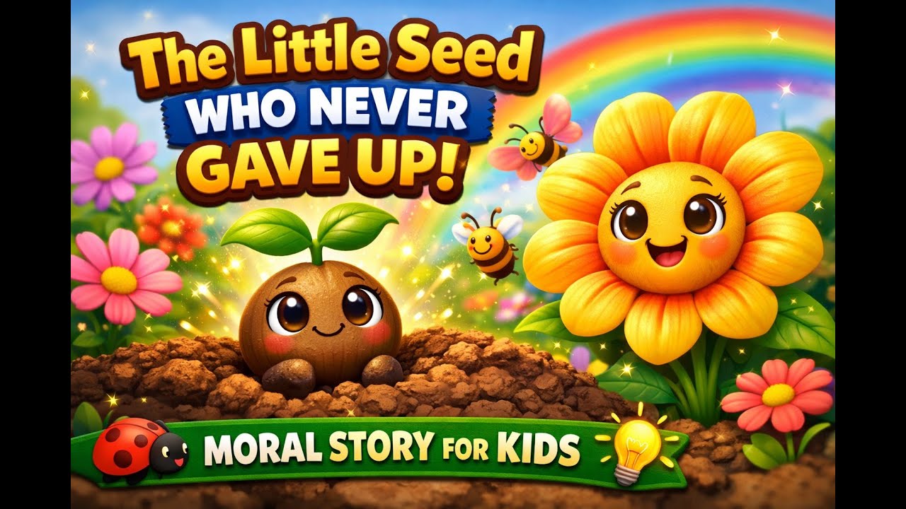 The Little Seed Who Never Gave Up 🌱 | Moral Story for Kids ...