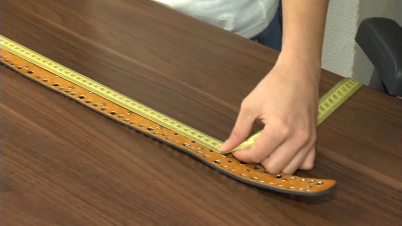 Gürtel richtig messen - Gürtelgröße ermitteln - YouTube
