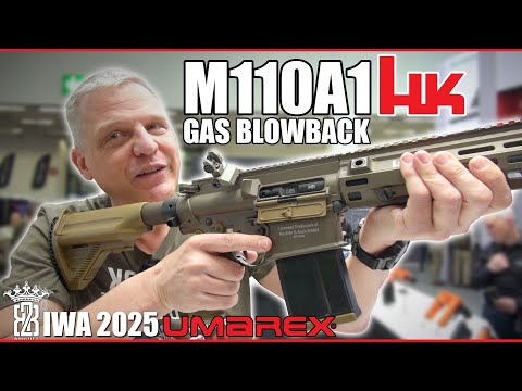 Umarex / VFC HK M110 A1 Gas Blowback Airsoft - SRC Glock 19 IWA 2025