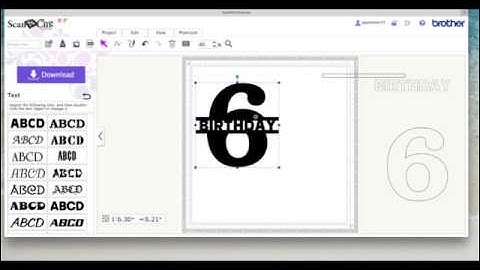 ScanNCut Canvas Split Number Tutorial