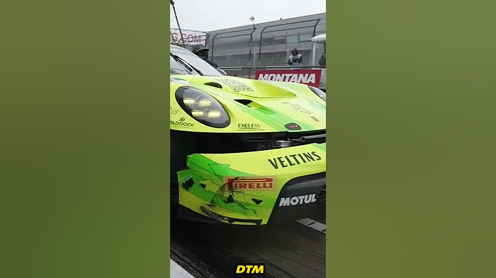 It's supposed to look like this 🤐 | DTM 2023