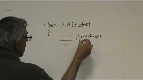 C# Tutorials : Video Lecture 5B OOP in C# Inheritance University App