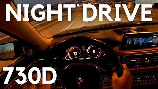 What It's Like to Drive A BMW 7 Series (At Night!) - POV Drive
