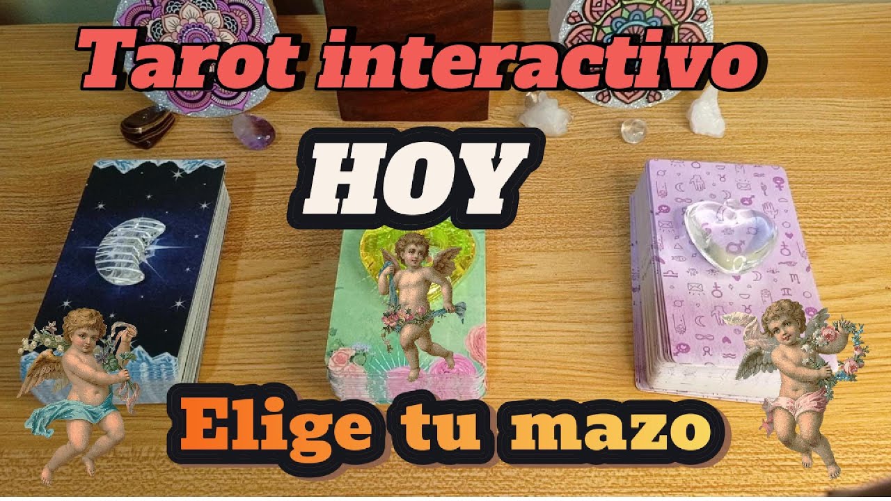 Tarot interactivo Hoy ️Cositas positivas ️Elige tu mazo #tarot # ...