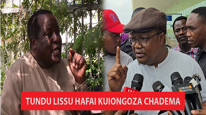 MCHUNGAJI AMLIPUA VIBAYA TUNDU LISSU "HAFAI ATALETA MAAFA"