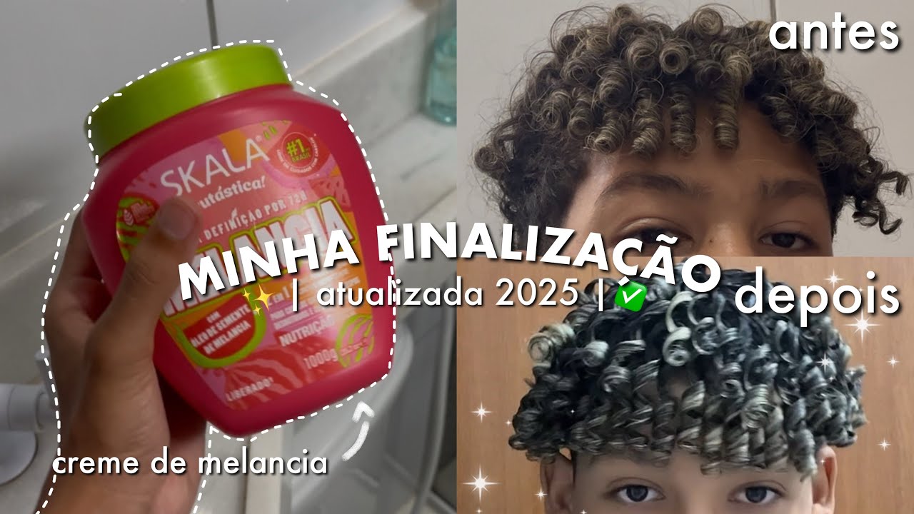 MINHA FINALIZAÇÃO atualizada 2025✨ creme transformador + muita definição 😳