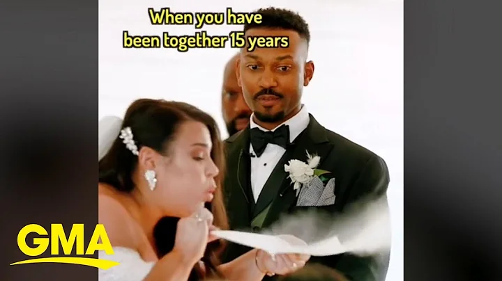 The story behind viral video of bride dusting off ...