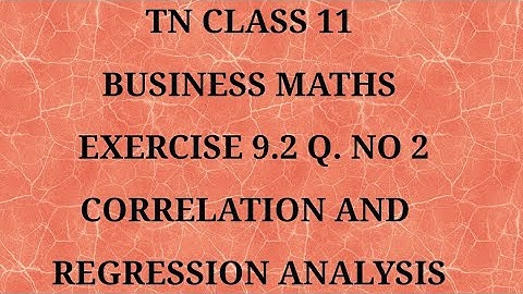 TN 11 Business maths chapter 9 exercise 9.2 question number 2