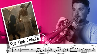Por Una Cabeza - Trumpet (with Sheet music\ Notes)